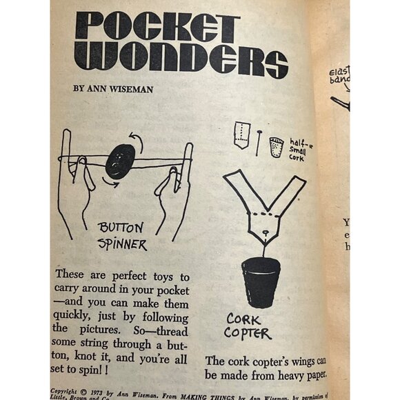 Childrens Playcraft Magazine January 1977 Easy-To-Make Crafts Activities Hobbies - Picture 10 of 15